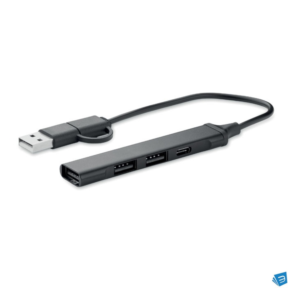 Hub USB a 4 porte 19 cm