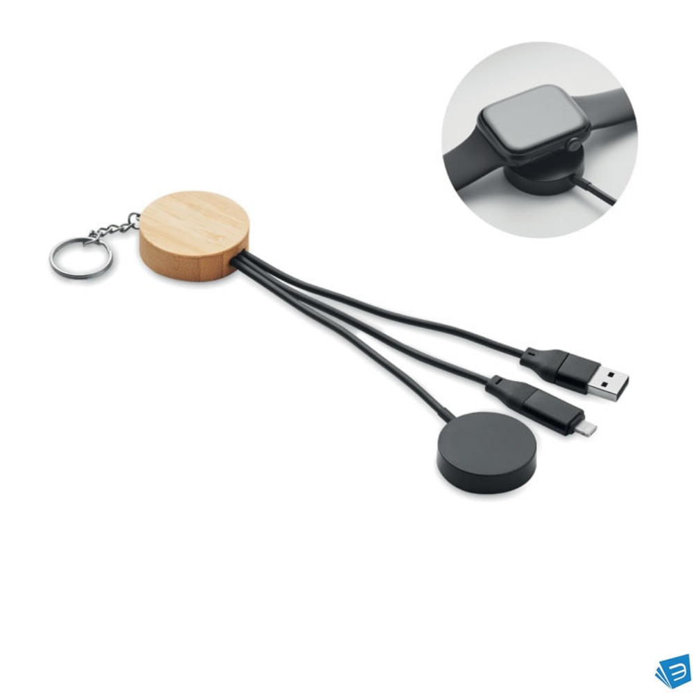 Portachiavi con cavo 4 in 1 60W