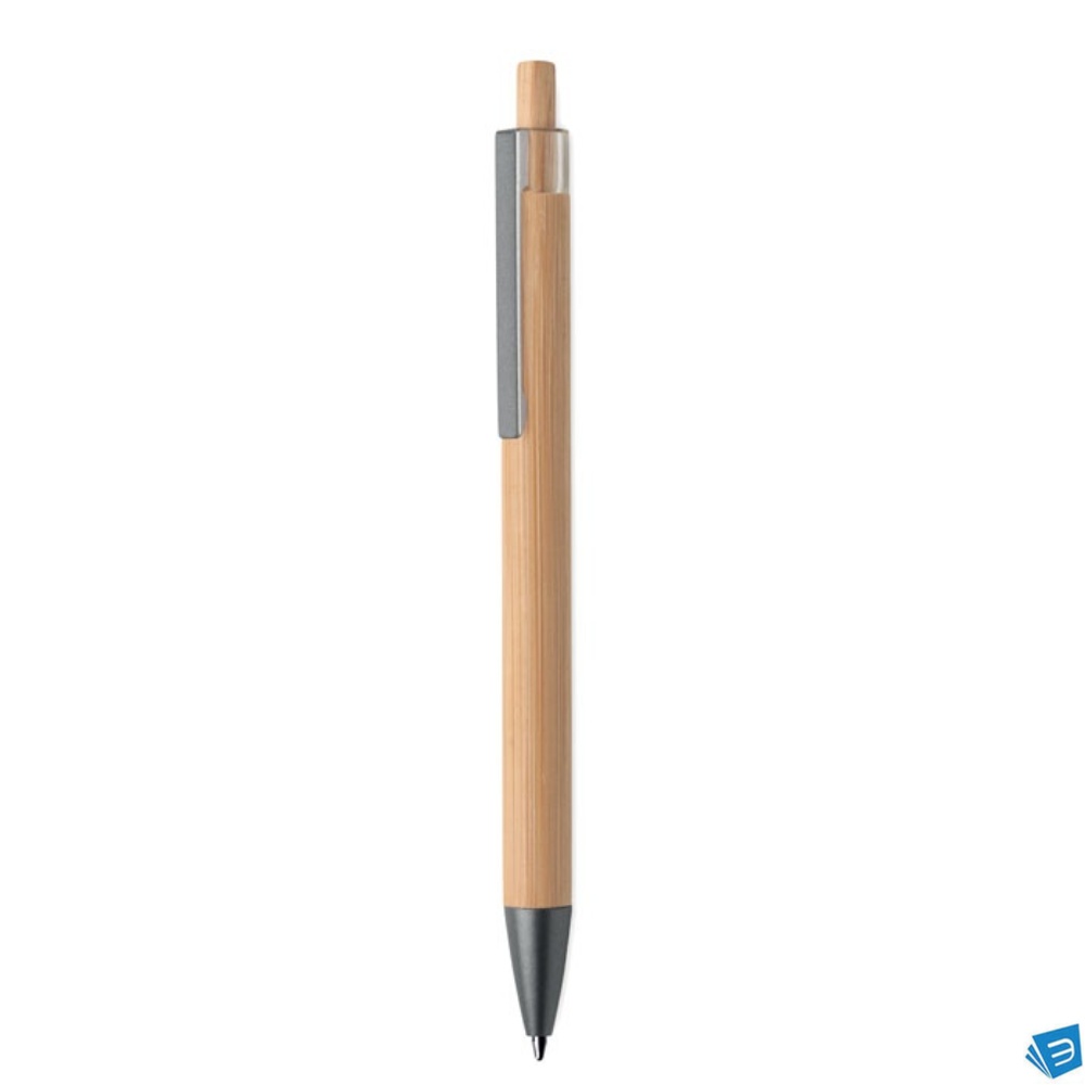 Penna a pulsante in bambù