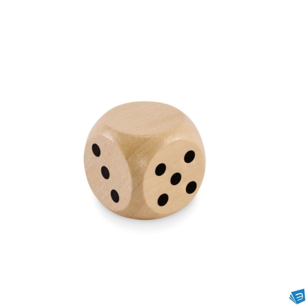 Dadi di legno Schima Ø 3 cm