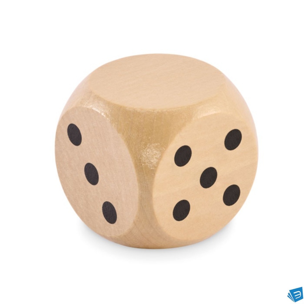 Dadi di legno Schima Ø 5 cm