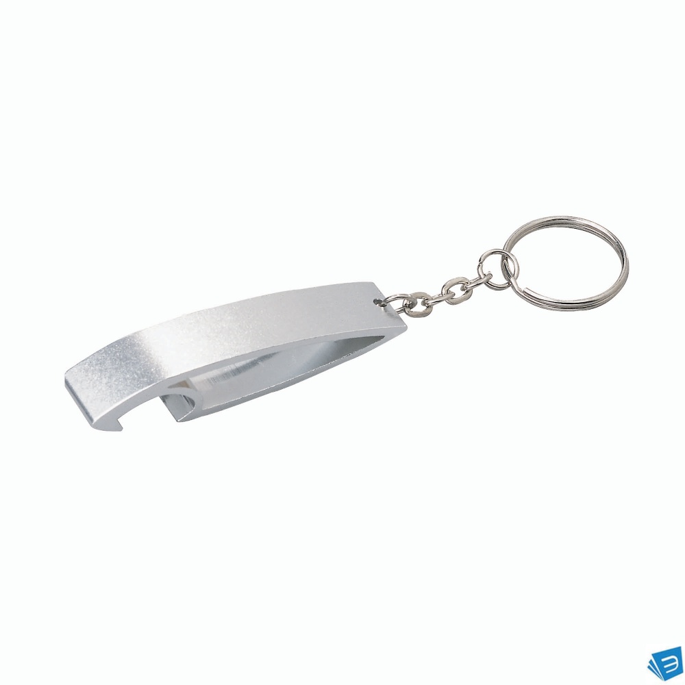 Portachiavi in alluminio con apribottiglie