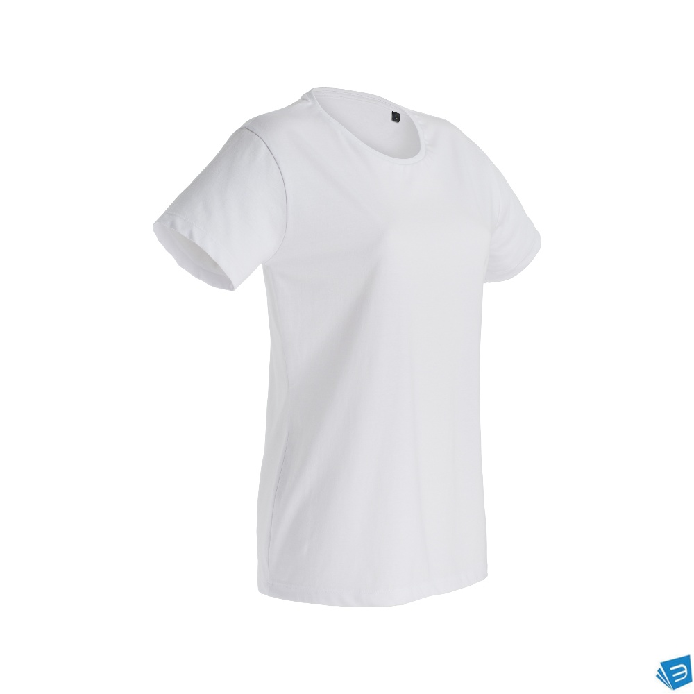 T-shirt da donna in cotone pettinato da 145 g/m2