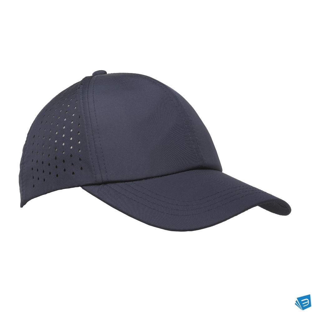 Cappellino da baseball in poliestere composito, 6 pannelli