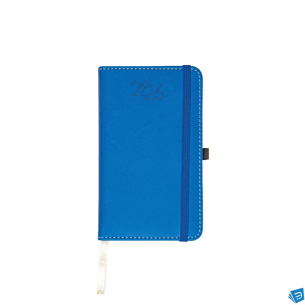 Agenda tascabile settimanale 2026, copertina rigida in PU termovirante con impuntura