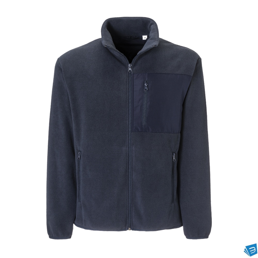 Felpa in micropile unisex in tessuto 100% rigenerato da 240 g/m2 (100% poliestere ric.)